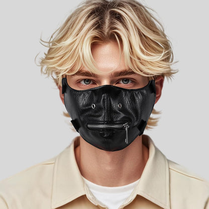 TetheredLuxe BDSM Bondage Zipper Mask-2