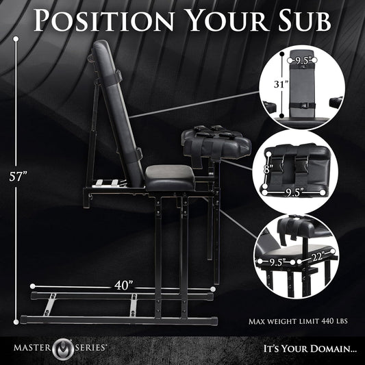 ControlChair Adjustable BDSM Obedience Chair-1