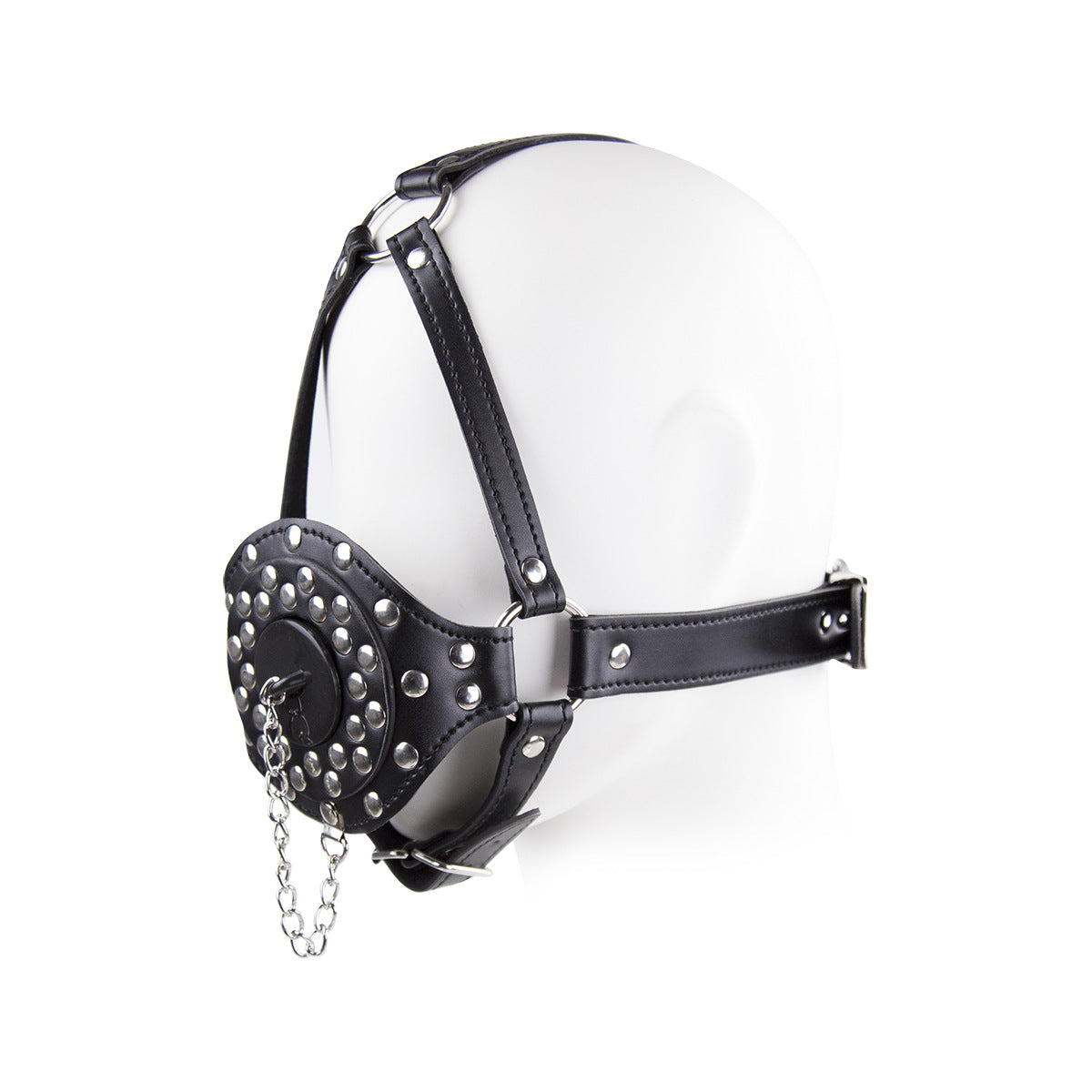 Intrigue Leather BDSM Horse Mask Side Show