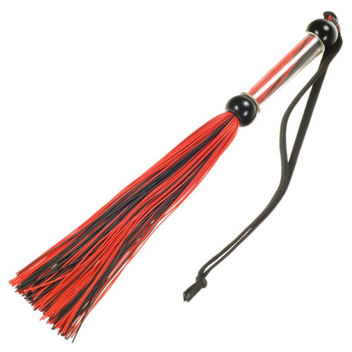 Me You Us Tease And Please Silicone Flogger Red Black