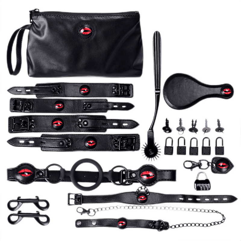 Shaki BDSM Bondage Kit - Dark Knight-0