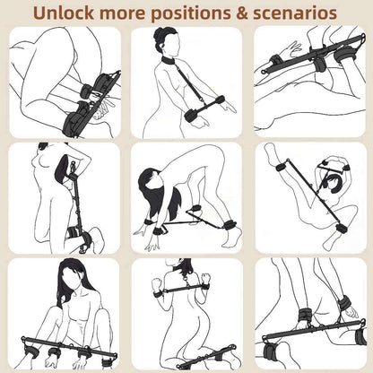 SpreaderControl BDSM Spreader Bar Restraints-1