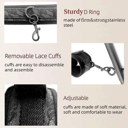 SpreaderControl BDSM Spreader Bar Restraints-3