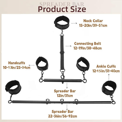 SpreaderControl BDSM Spreader Bar Restraints-4