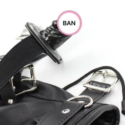 Wholesale BDSM Black Mask with Phallic Gag Phallic Show