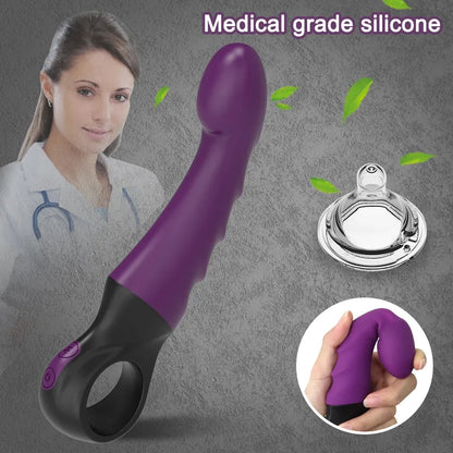Silicone Dual Vibration G-Spot Rabbit Vibrator-3